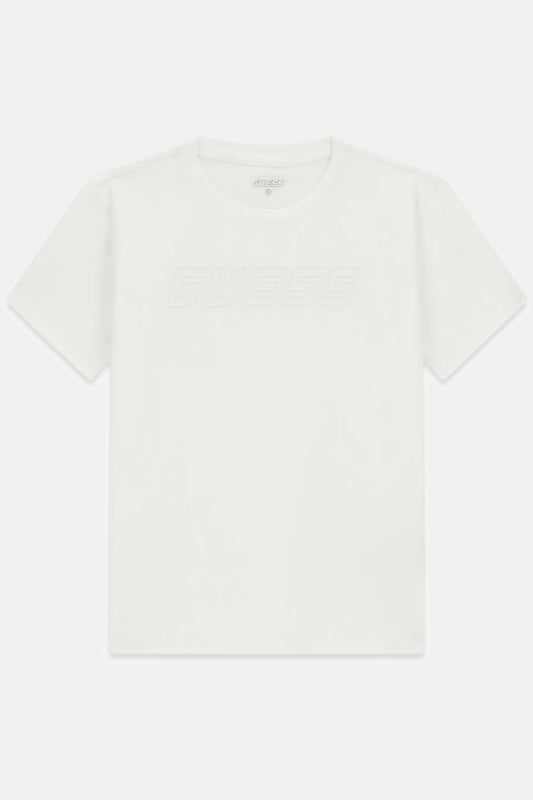 GUESS KIDS LOGO PRINT T SHIRT