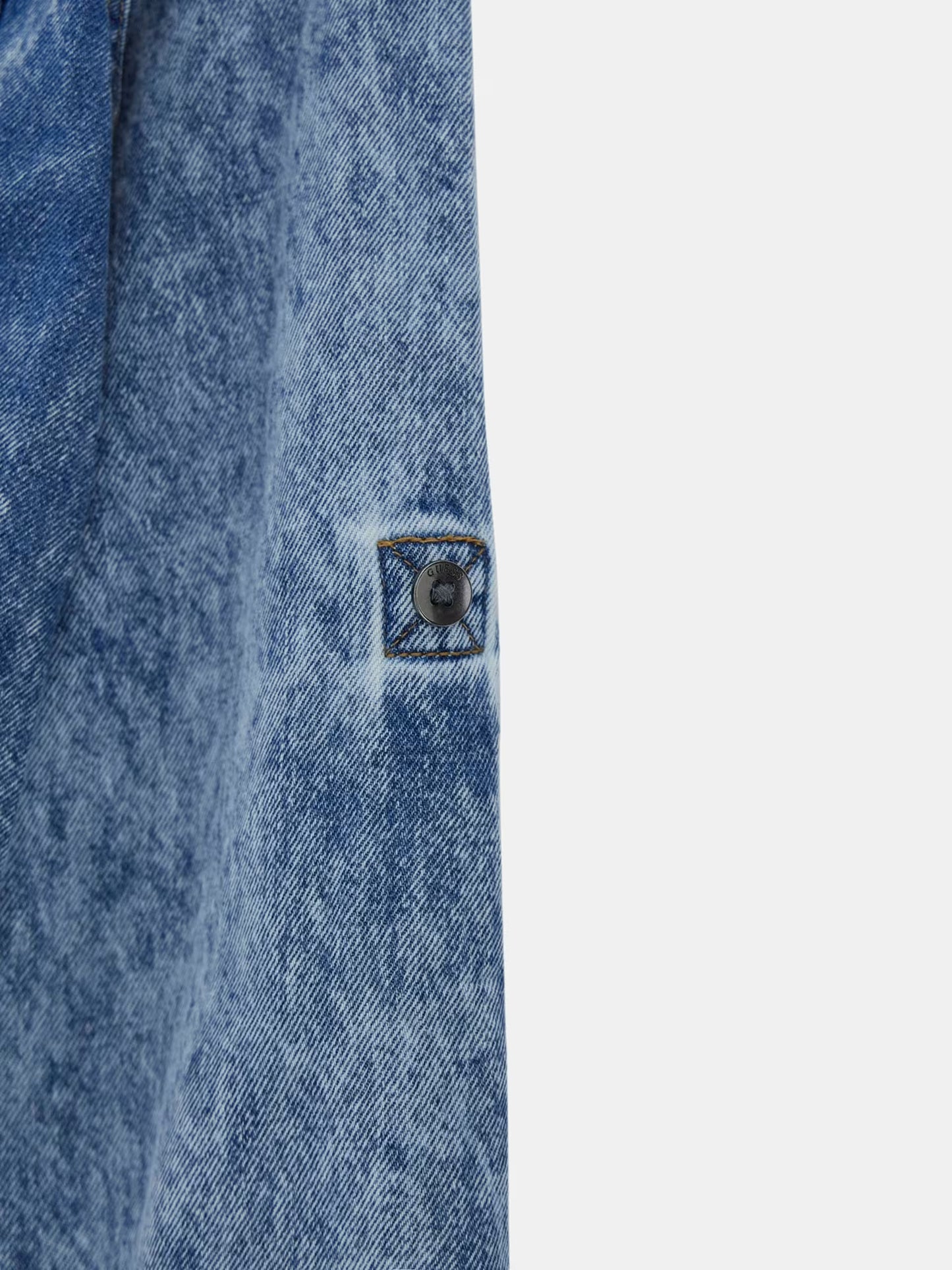 GUESS  ADJUSTABLE SLEEVES DENIM SHIRT