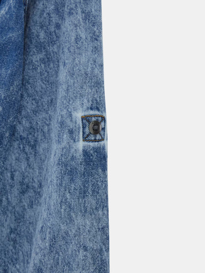 GUESS  ADJUSTABLE SLEEVES DENIM SHIRT