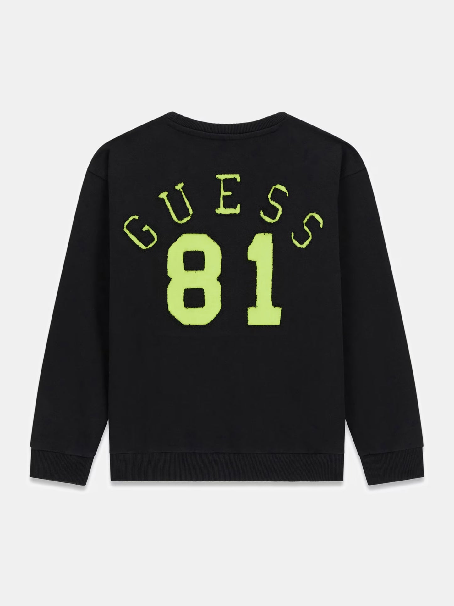 GUESS BACK EMBROIDERY OVERSIZED JUMPER