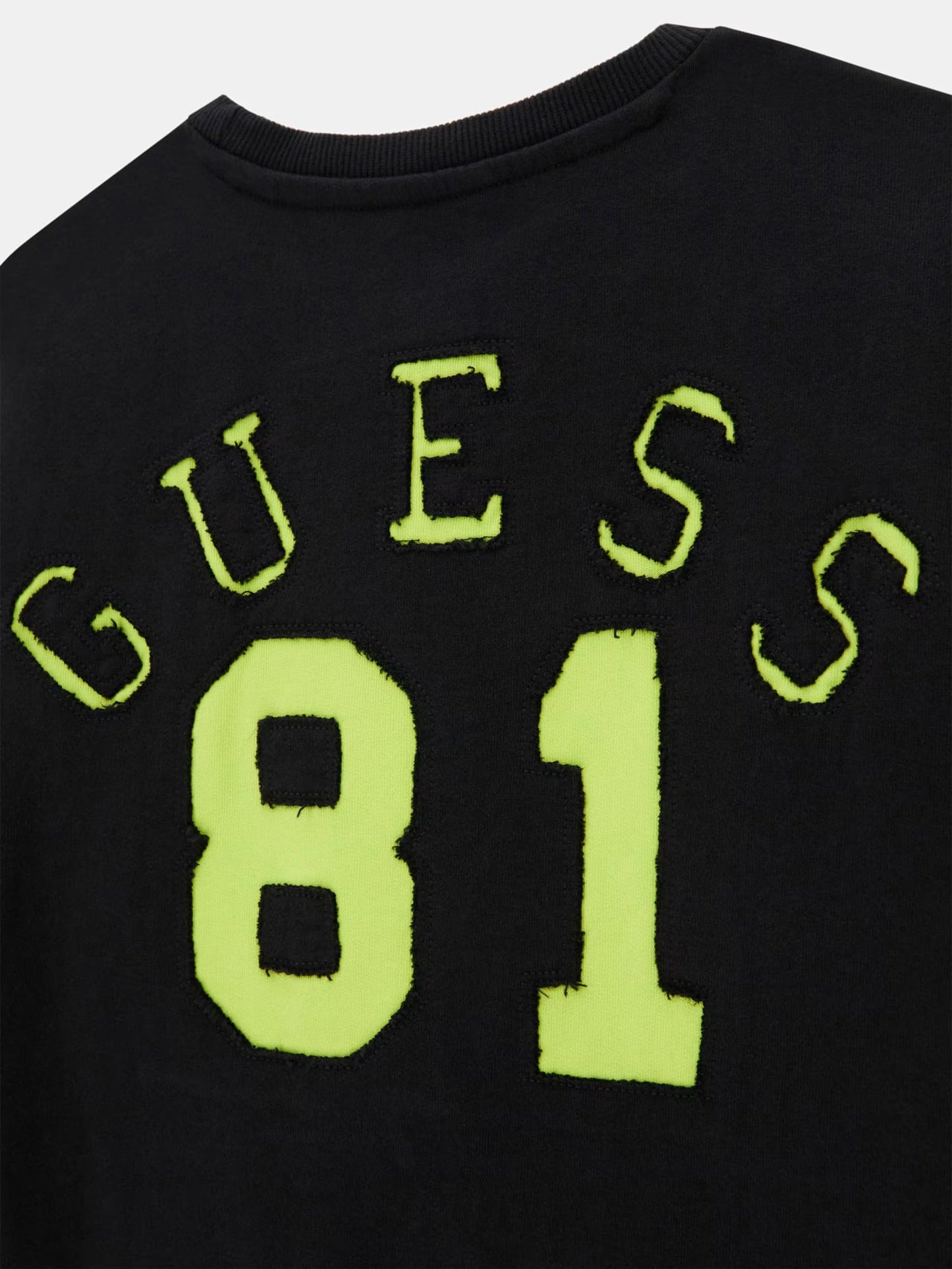 GUESS BACK EMBROIDERY OVERSIZED JUMPER