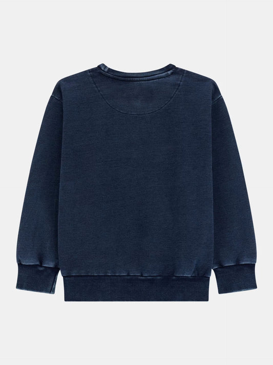 GUESS JEANS KIDS OVERSIZE LS ACTIVE PULLOVER