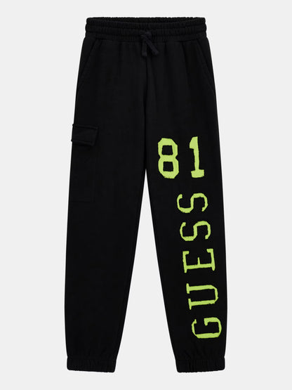 GUESS EMBROIDERED CARGO JOGGERS