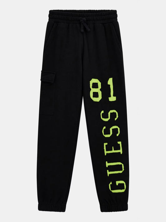 GUESS EMBROIDERED CARGO JOGGERS