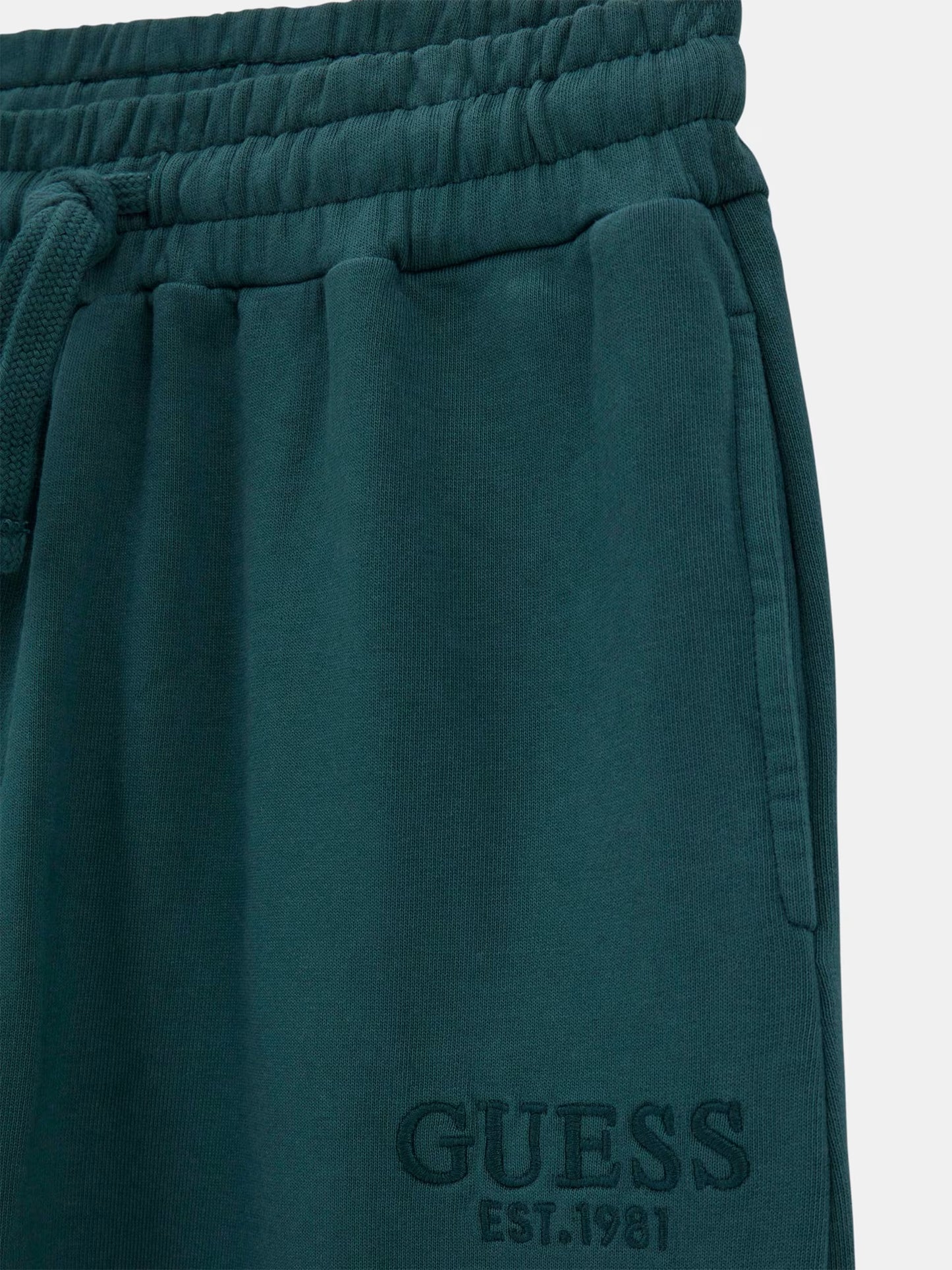 GUESS KIDS LOGO EMBROIDERED JOGGERS