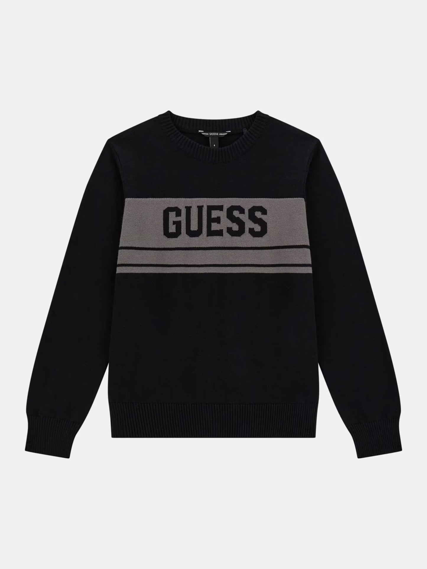 GUESS LOGO KNITTED PULLOVER