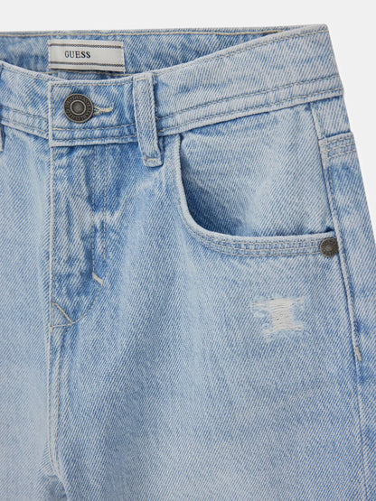 GUESS KIDS REGULAR FIT RIGID DENIM PANTS