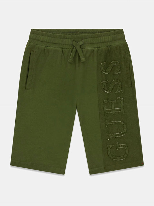 GUESS KIDS GMT DYE TERRY SIDE LOGO SHORTS