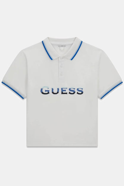 GUESS KIDS OVERSIZE FIT POLO SHIRT