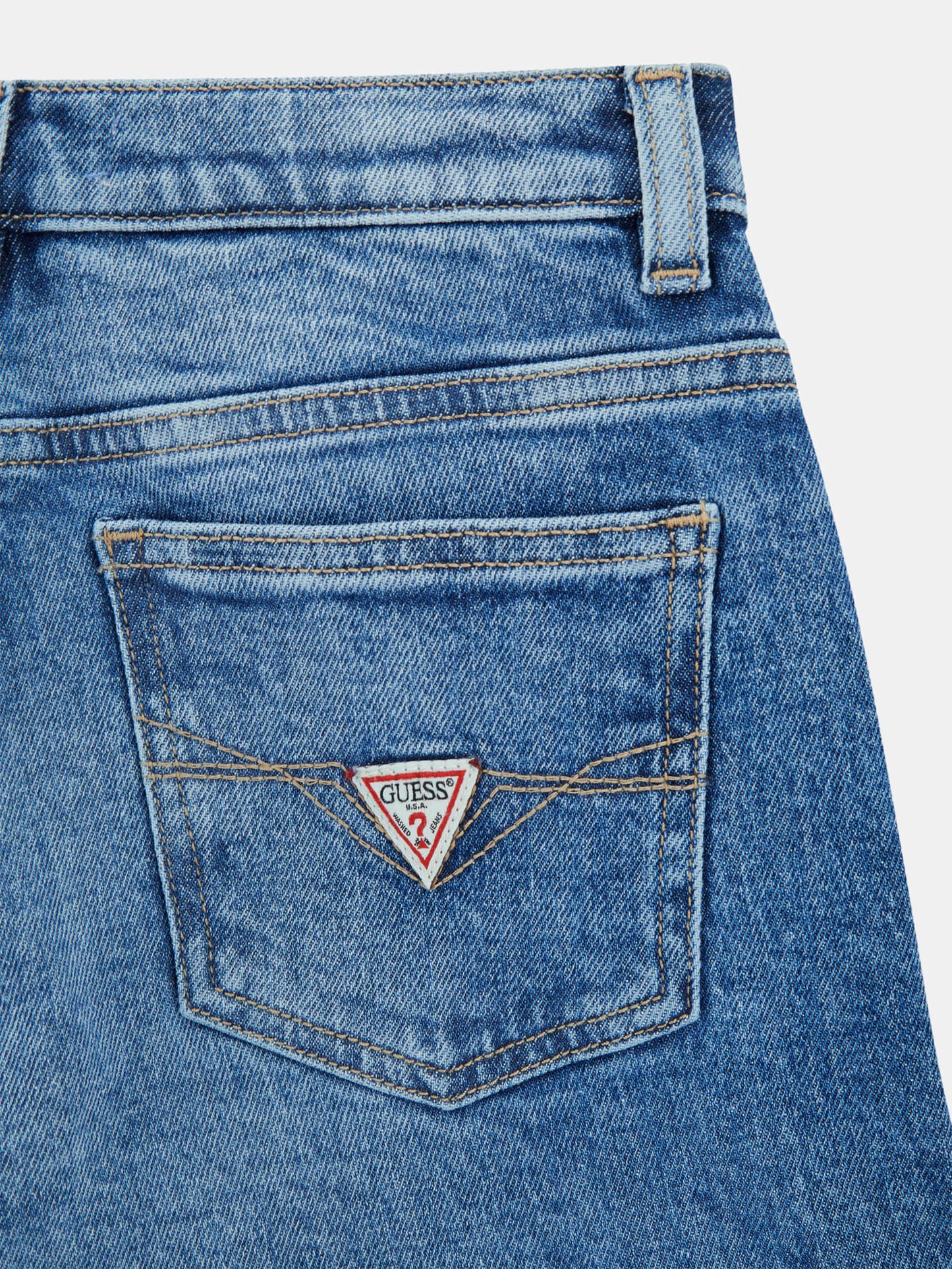 GUESS KIDS OVERSIZE CARGO CMF DENIM PANTS