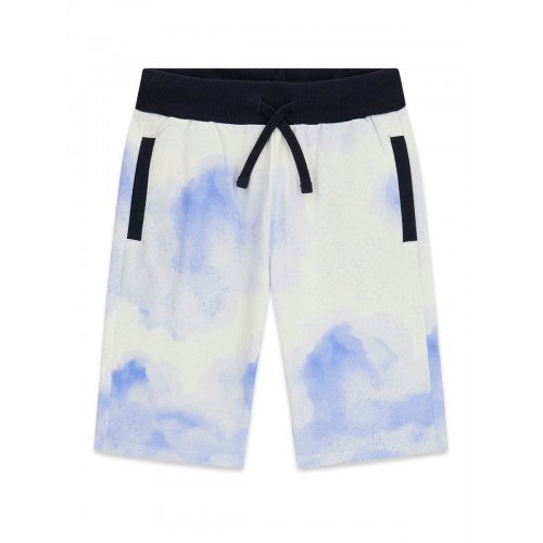 GUESS KIDS SKY CLOUDS COTTON SHORT