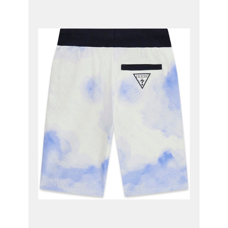 GUESS KIDS SKY CLOUDS COTTON SHORT