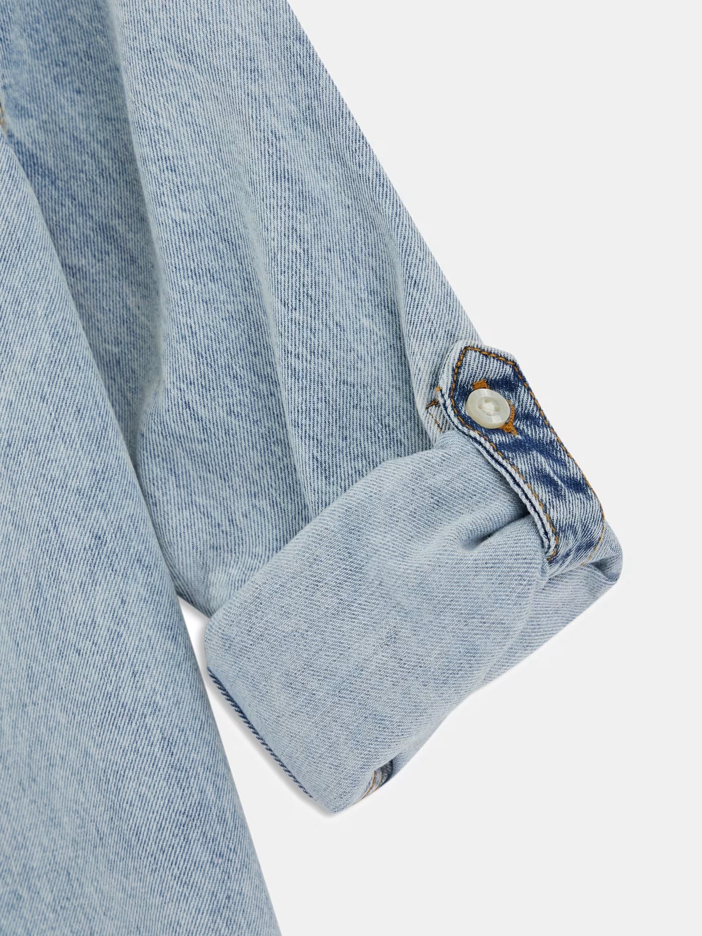 GUESS KIDS DENIM ADJUSTABLE LS SHIRT