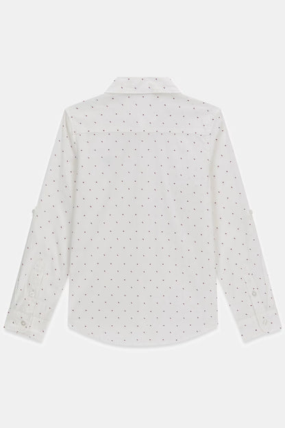 GUESS KIDS PRINTED POPLIN SHIRT