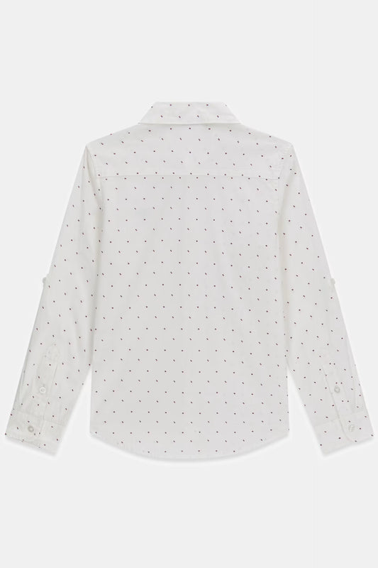 GUESS KIDS PRINTED POPLIN SHIRT