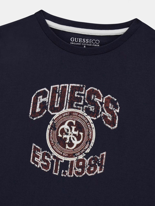GUESS KIDS PRINTED LOGO T SHIRT