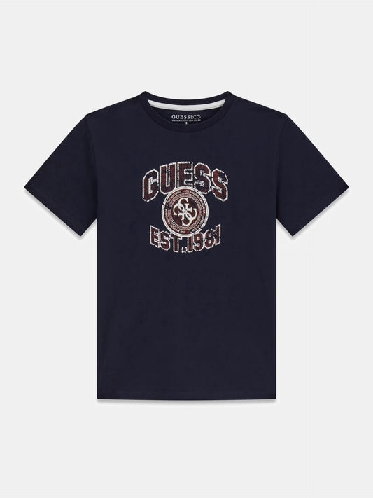 GUESS KIDS PRINTED LOGO T SHIRT