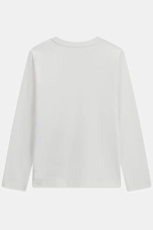 GUESS KIDS LS TRIANGLE LOGO T SHIRT