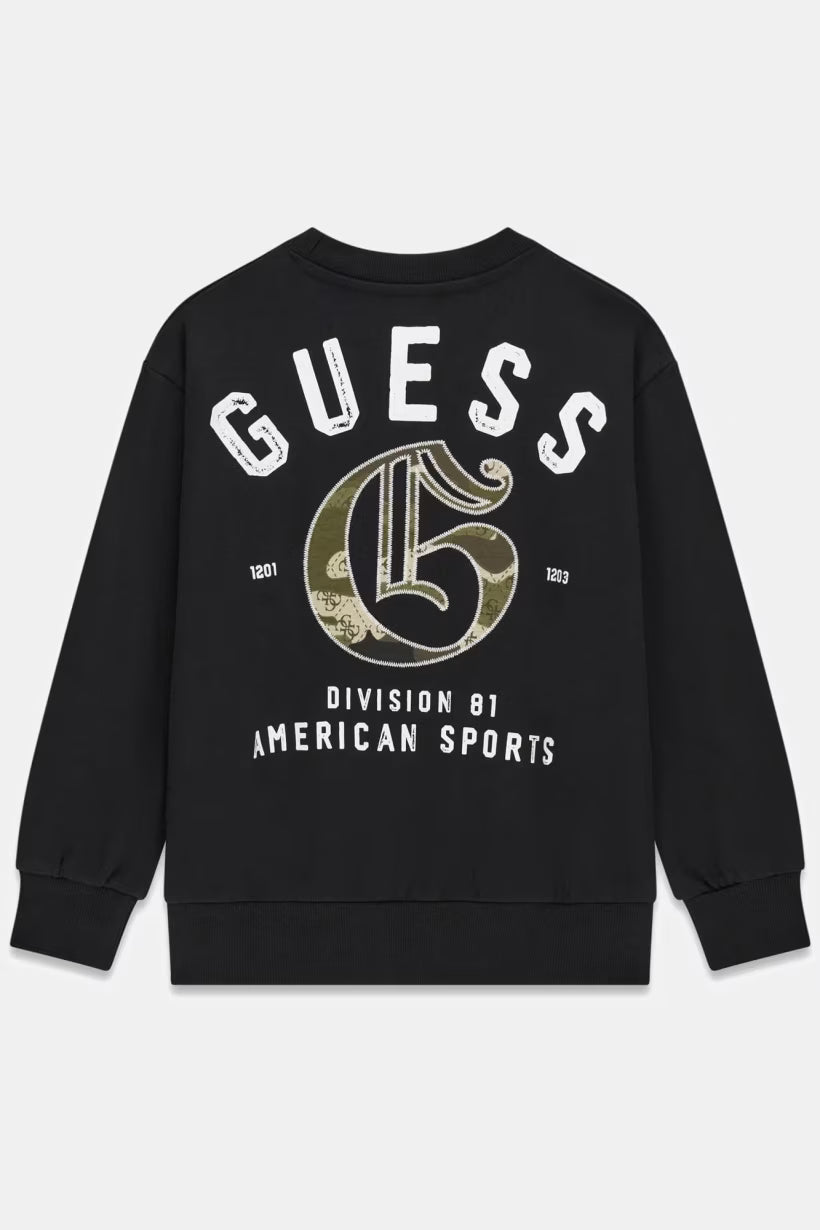 GUESS KIDS BACKPRINT OVERSIZED SWEATSHIRT