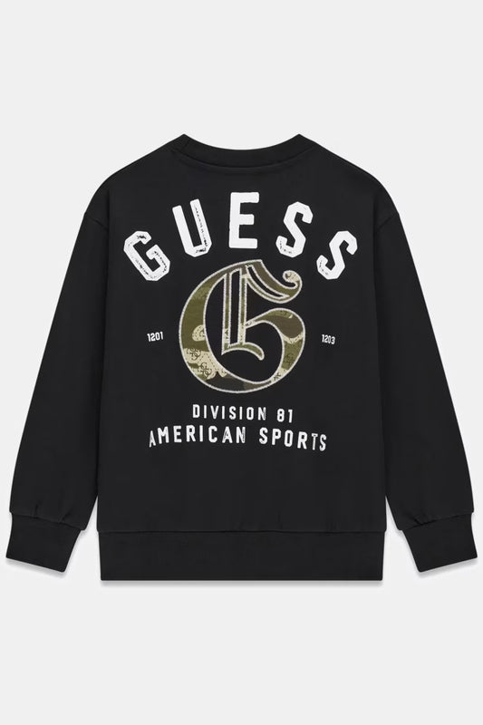 GUESS KIDS BACKPRINT OVERSIZED SWEATSHIRT