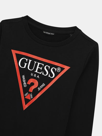 GUESS CORE TRIANGLE LOGO FLEECE