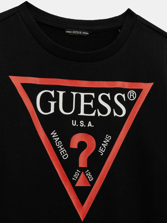 GUESS CORE TRIANGLE LOGO FLEECE