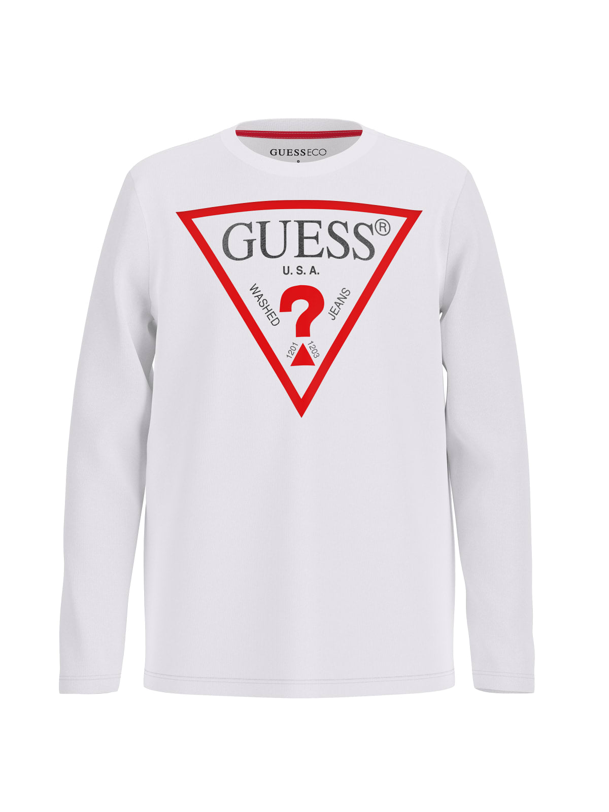 GUESS KIDS LS CORE TRIANGLE T SHIRT