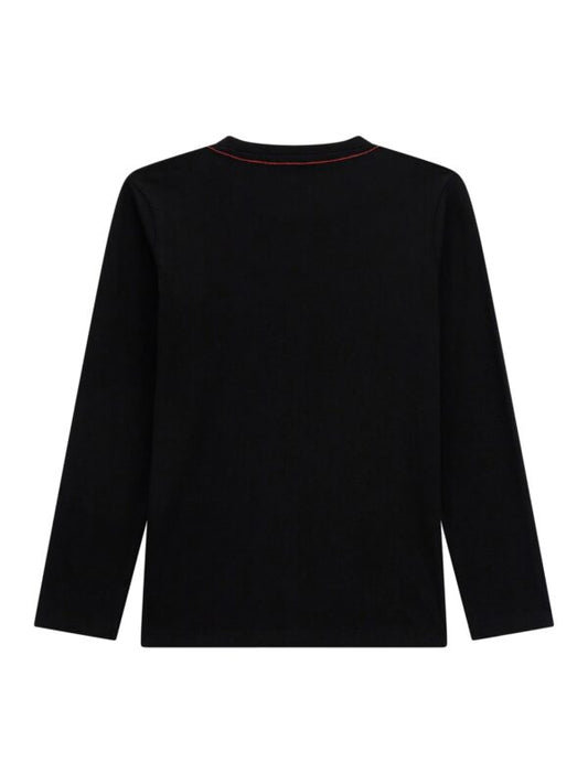 GUESS KIDS LS CORE TRIANGLE T SHIRT