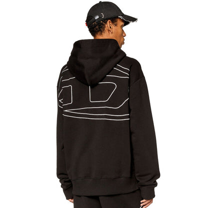 DIESEL S-MACS-HOOD-MEGOVAL-D SWEATSHIRT