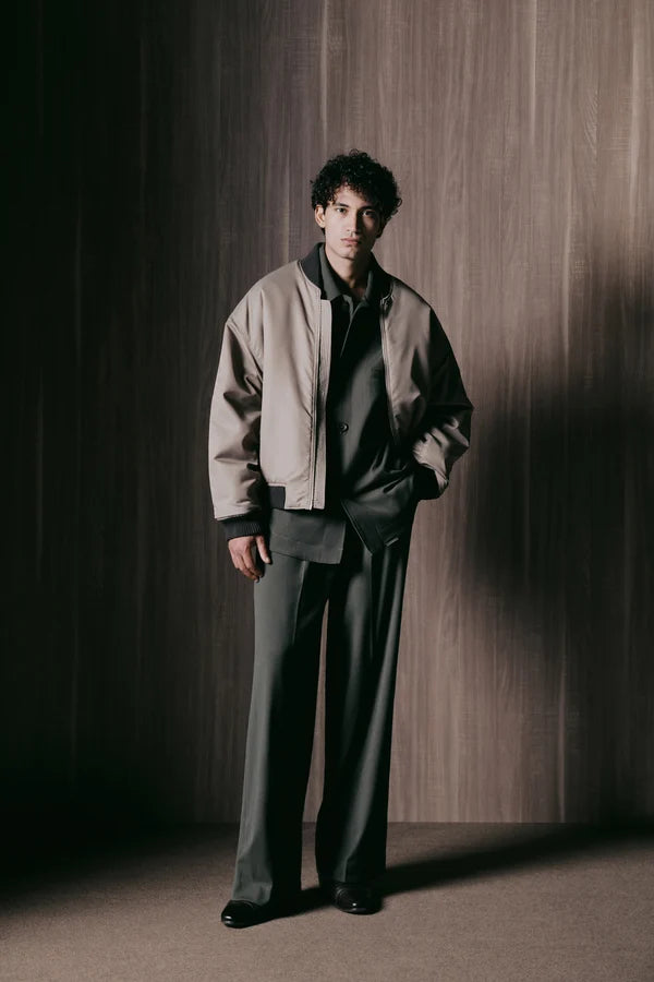 IM BRIAN OVERSIZED BOMBER IN NYLON