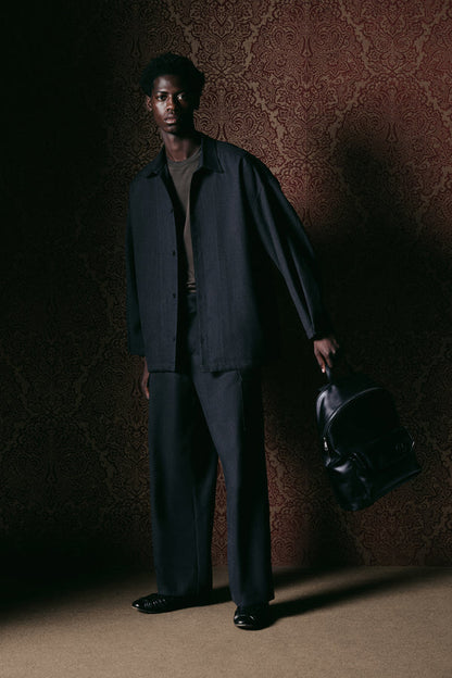 IM BRIAN OVERSIZED VIRGIN WOOL OVERSHIRT