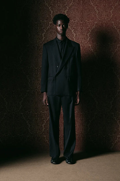 IM BRIAN OVERSIZED DOUBLE BREASTED SUIT JACKET