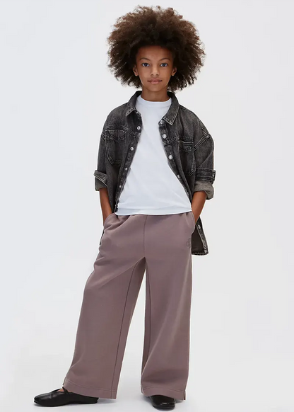 CALVIN KLEIN KIDS UNISEX WIDE LEG SWEATPANTS
