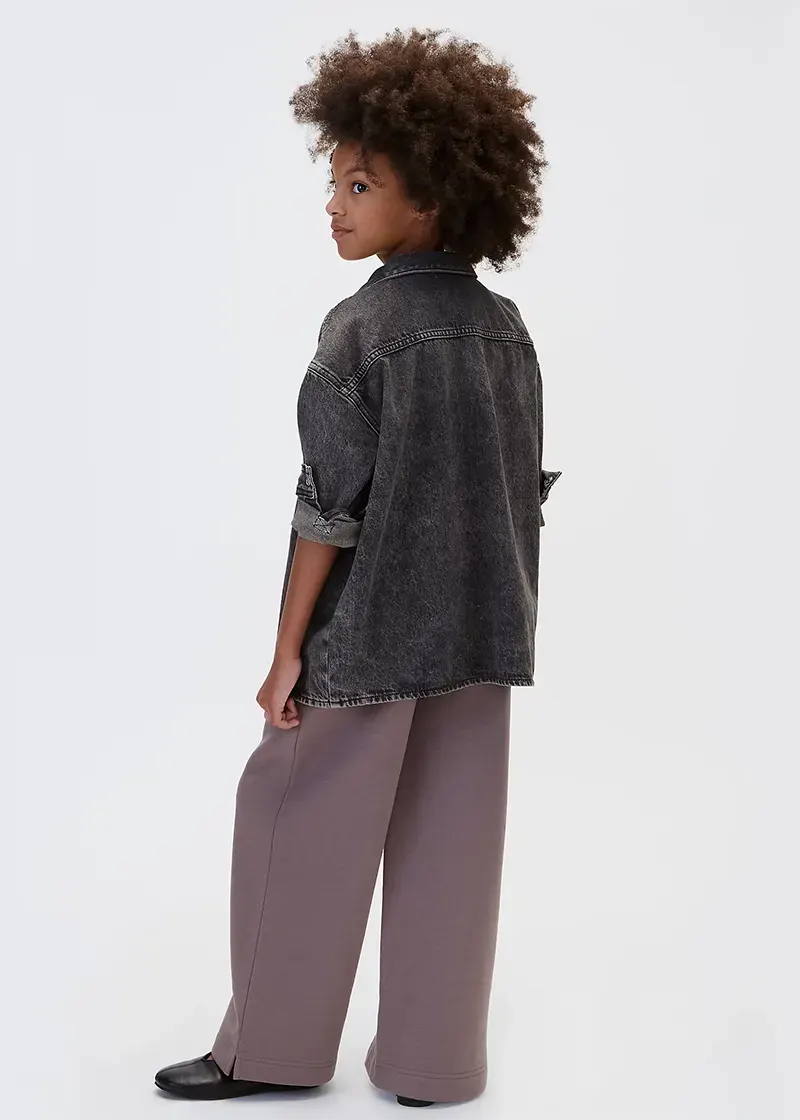 CALVIN KLEIN KIDS UNISEX WIDE LEG SWEATPANTS
