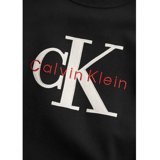 CALVIN KLEIN KIDS RELAXED FIT MESH APPLIQUE T SHIRT