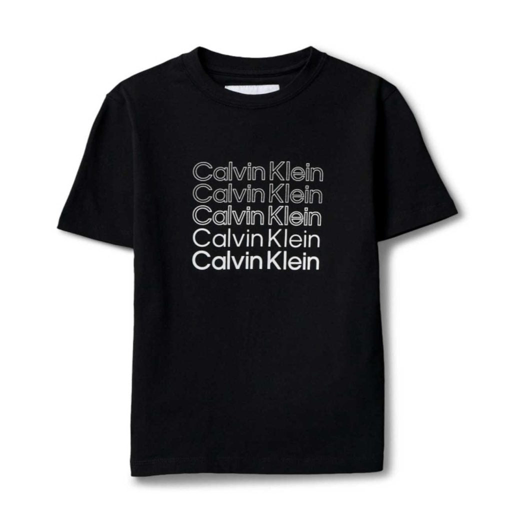 CALVIN KLEIN STACKED LOGO T SHIRT