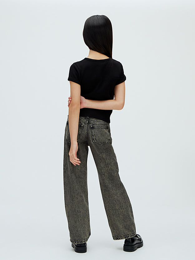 CALVIN KLEIN KIDS RIBBED T SHIRT