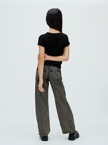 CALVIN KLEIN KIDS RIBBED T SHIRT