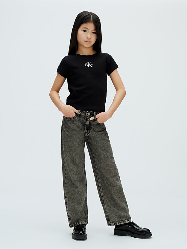 CALVIN KLEIN KIDS RIBBED T SHIRT