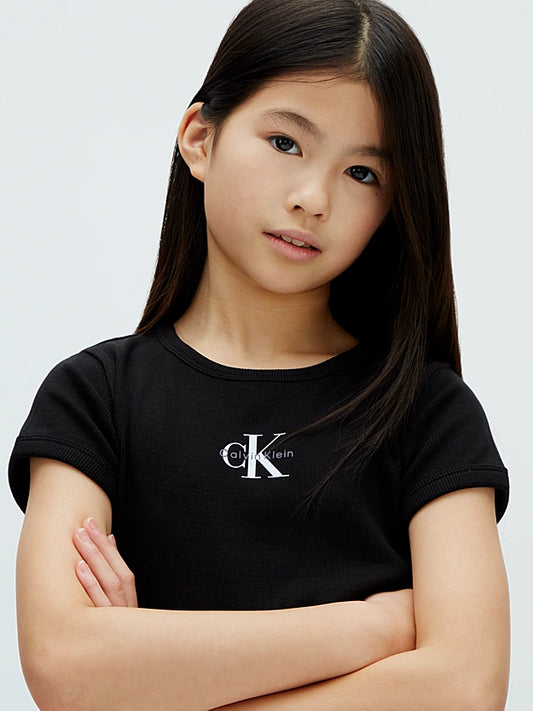 CALVIN KLEIN KIDS RIBBED T SHIRT