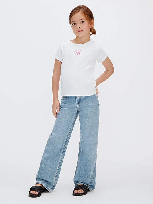 CALVIN KLEIN KIDS RIBBED T SHIRT