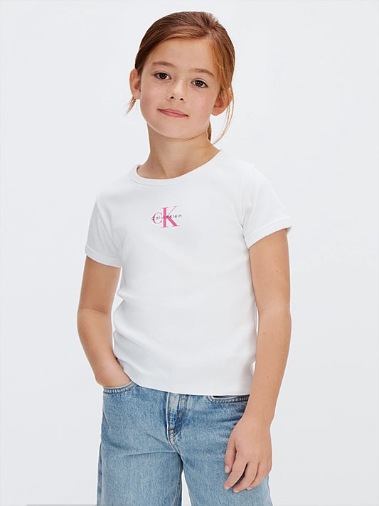 CALVIN KLEIN KIDS RIBBED T SHIRT