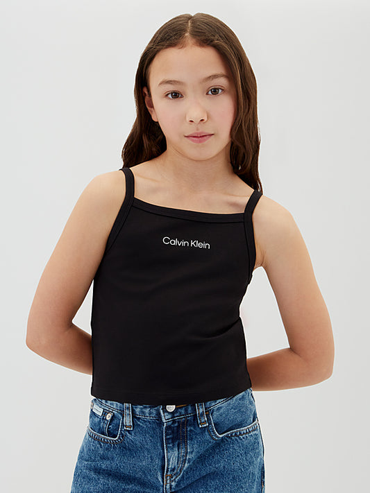 CALVIN KLEIN KIDS PUNTO MILANO STRAP TOP