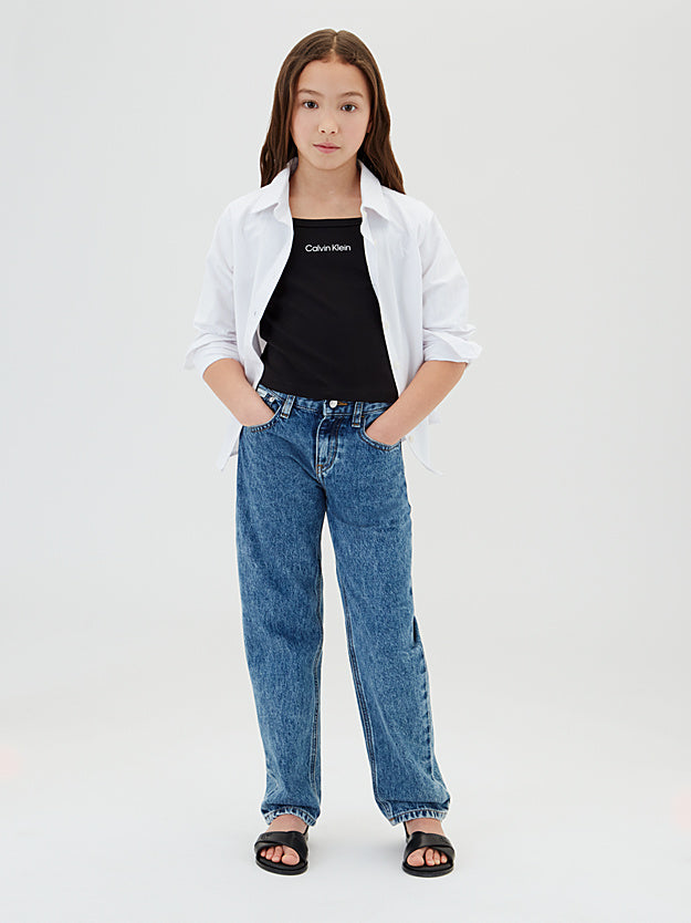 CALVIN KLEIN KIDS PUNTO MILANO STRAP TOP