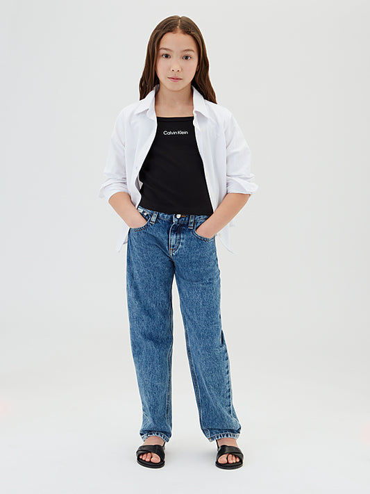 CALVIN KLEIN KIDS PUNTO MILANO STRAP TOP