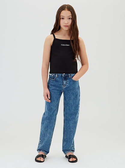 CALVIN KLEIN KIDS PUNTO MILANO STRAP TOP