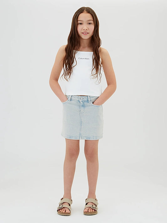 CALVIN KLEIN KIDS PUNTO MILANO STRAP TOP