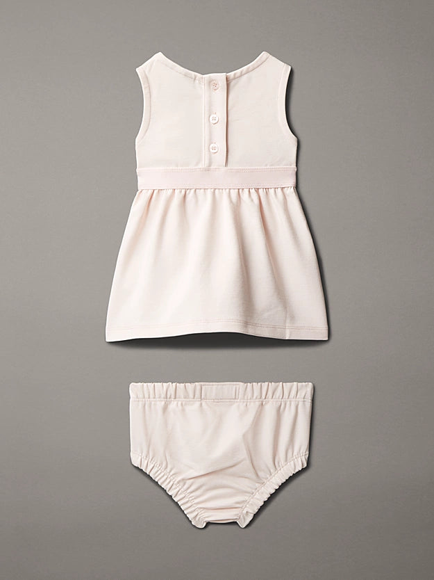 CALVIN KLEIN NEWBORN FLARED MILANO DRESS