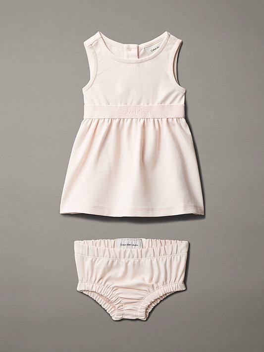 CALVIN KLEIN NEWBORN FLARED MILANO DRESS