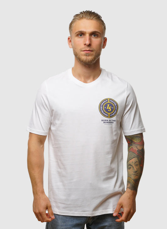LYLE&SCOTT BORN IN THE BORDERS GRAPHIC T SHIRT
